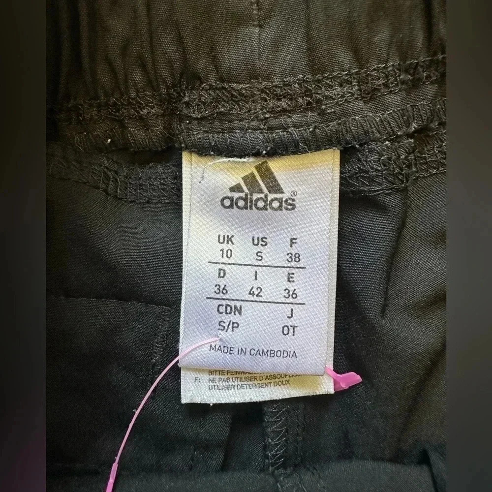 ADIDAS Women’s Black Athletic Athleisure Shorts Size Small - Picture 6 of 9